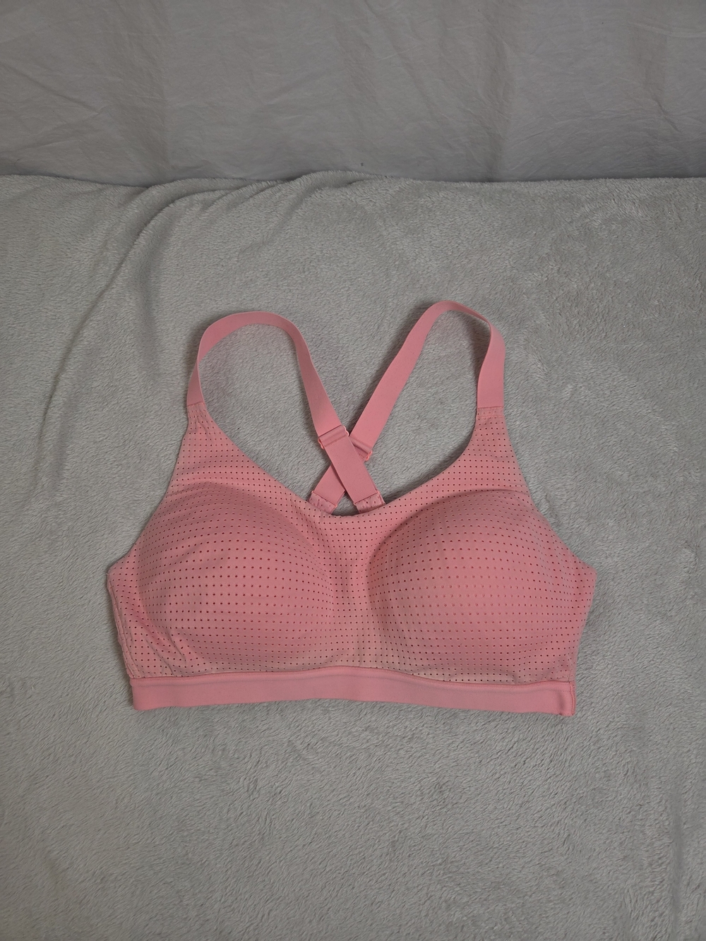 VSX Coral Crush Lightweight Mesh Sports Bra Size L Good Condition - Picture 5 of 8